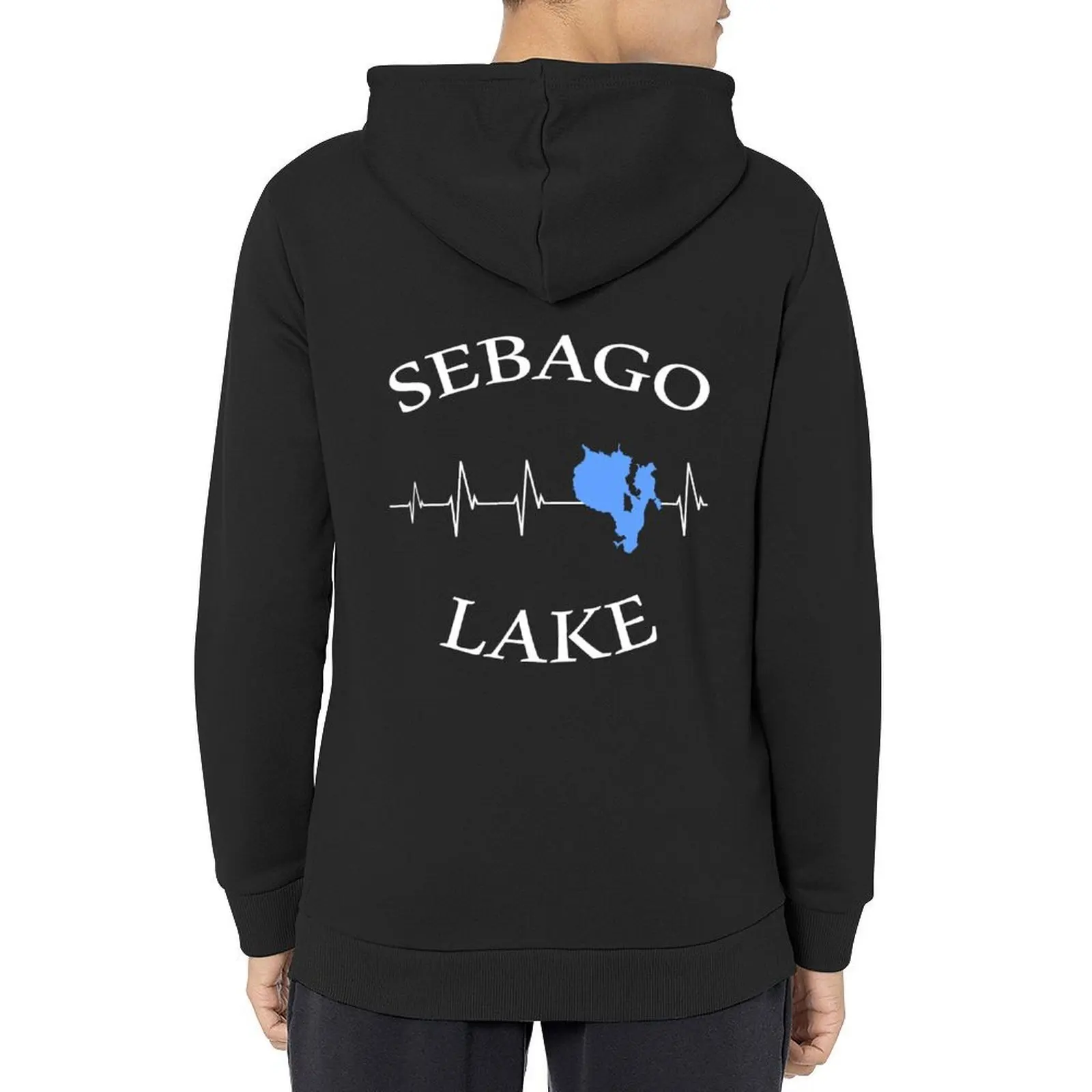 

Sebago Lake Main - Sebago Lake Heartbeat Hoodie mens clothes men's clothing korean clothes hoodie