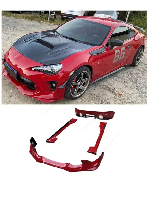 Trdスタイルabs素材フロントリップサイドスカート延長bmwスプリッタあごスポイラー用トヨタGT86 - AliExpress