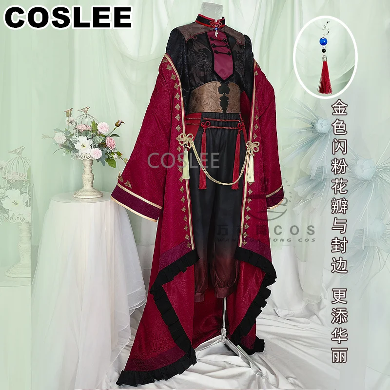 

COSLEE Kuzuha Cosplay Costume Vtuber Nijisanji New Clothes Game Suit Handsome Uniform Halloween Party Outfit S-XL New