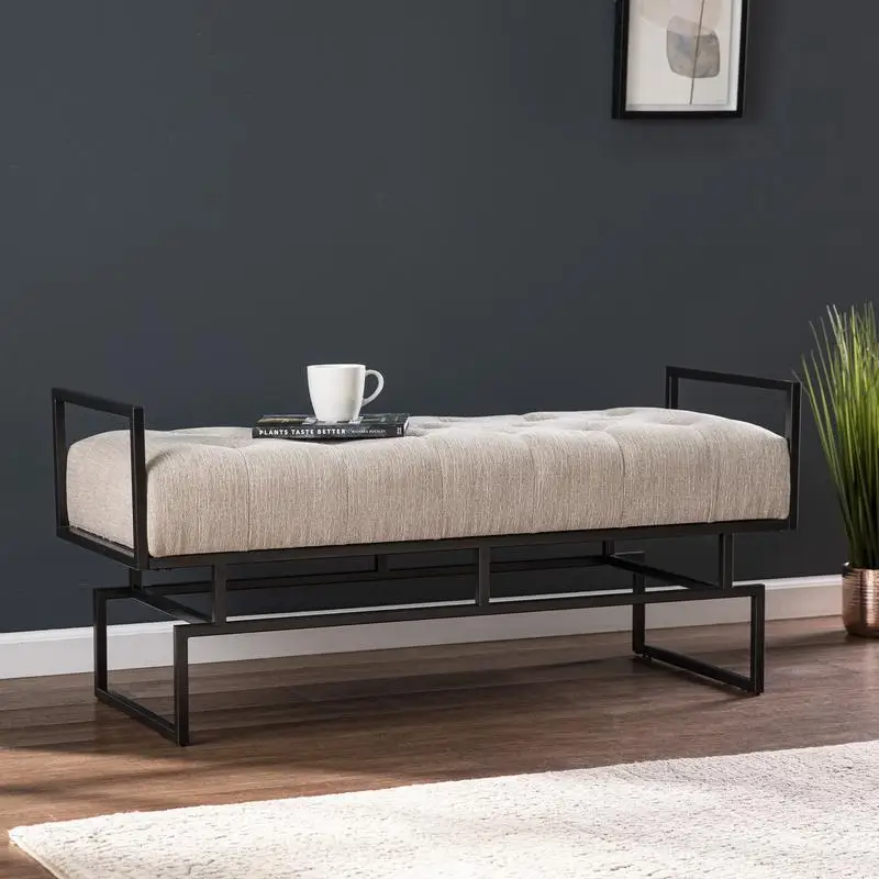 

Upholstered Bench for Living Room and Entryway, Modern Design, Stylish Seating Solution, Cozy and Durable Furniture