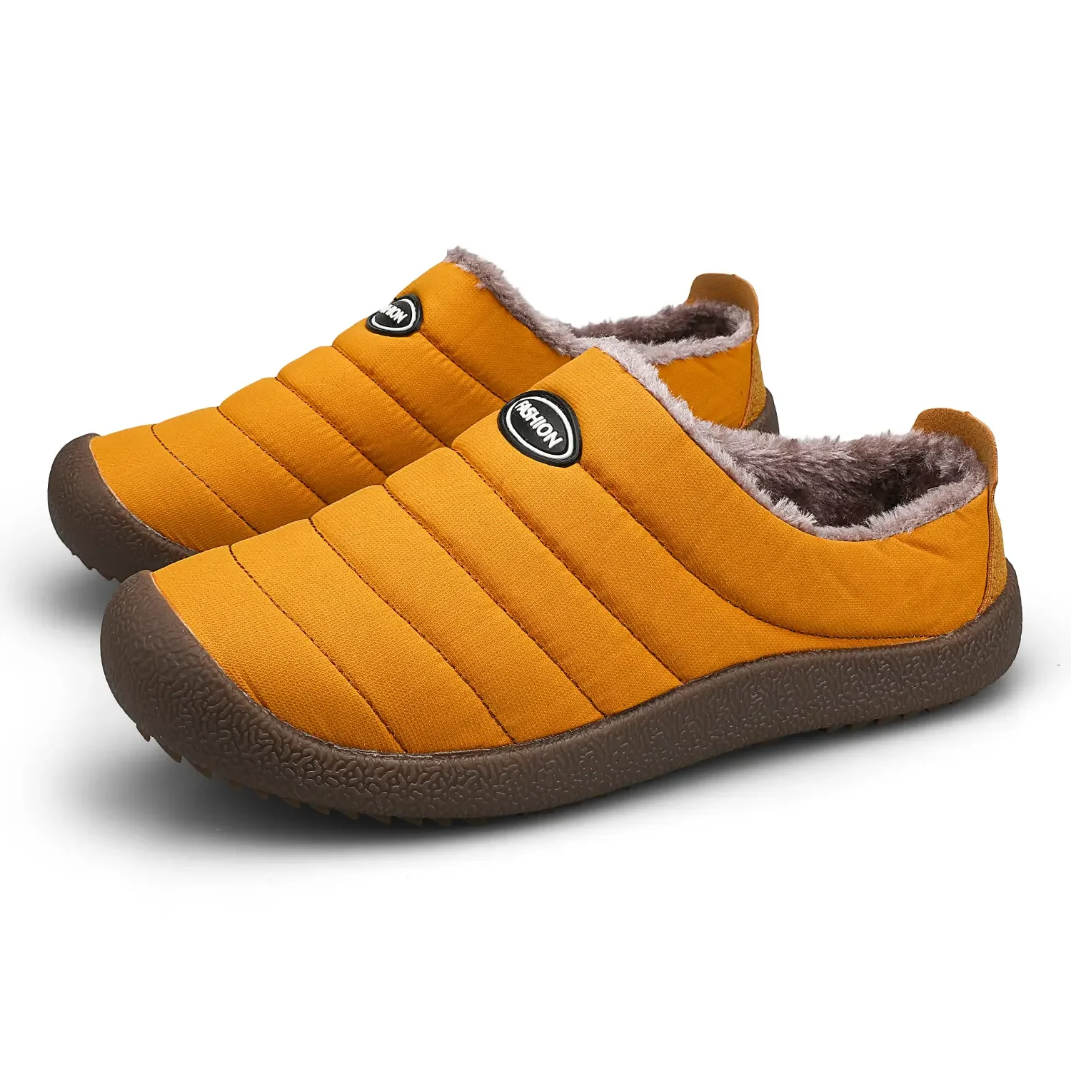 Men's Winter Warm Cotton Mop with Soft Sole and Thick Cotton Winter Boots, Indoor and Outdoor Couple's New 2025 Casual Shoes