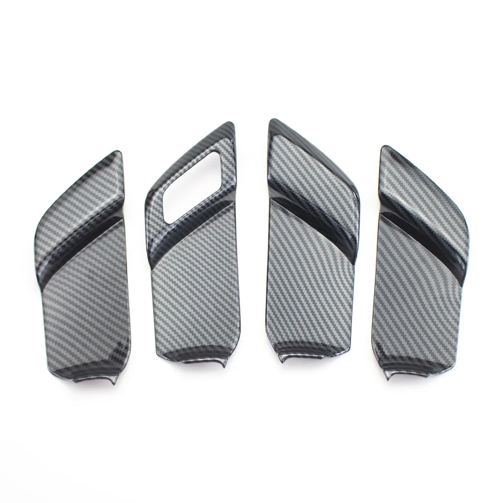 4pcs ABS Carbon Fiber Color Inner Door Open Handle Cover Interior for Toyota Prius 2023 2024