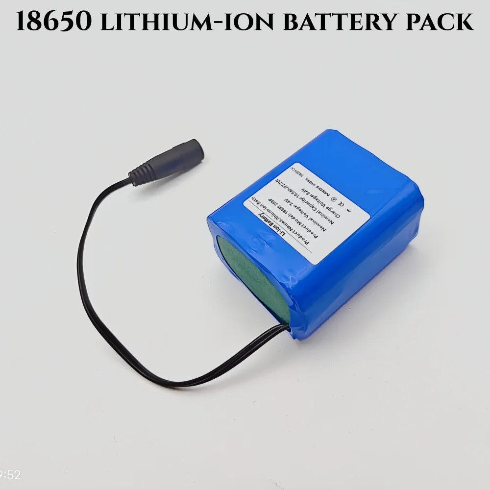 2S3P 7.4V 18650 FAI DA TE Batteria Al Litio di Emergenza 10500mAh Pesca HA CONDOTTO LA Luce Altoparlante بلوتوث 7.4V بطارية #2