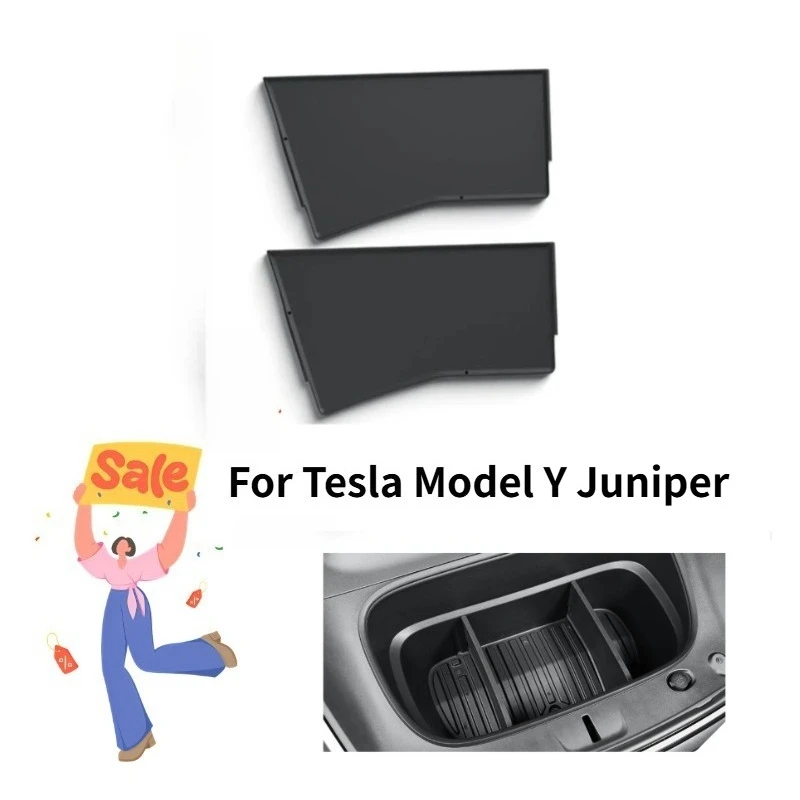 Front Trunk Storage Partition for Tesla Model Y/YL Juniper 2026 Organizer Divider Baffle Cargo Cover Protector Board Accessories
