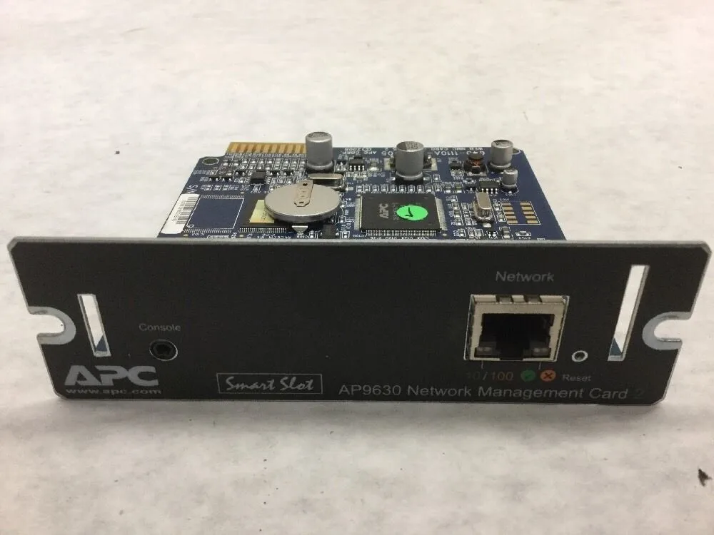 

APC Smart Slot AP9630 UPS Network Management Card 2 LAN RJ45