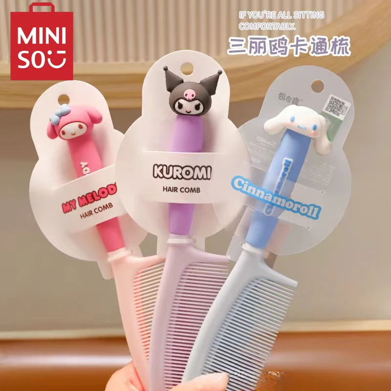 

Sanrio Kuromi comb anti-static household children portable comb Melody Cinnamon dog straight hair comb hair