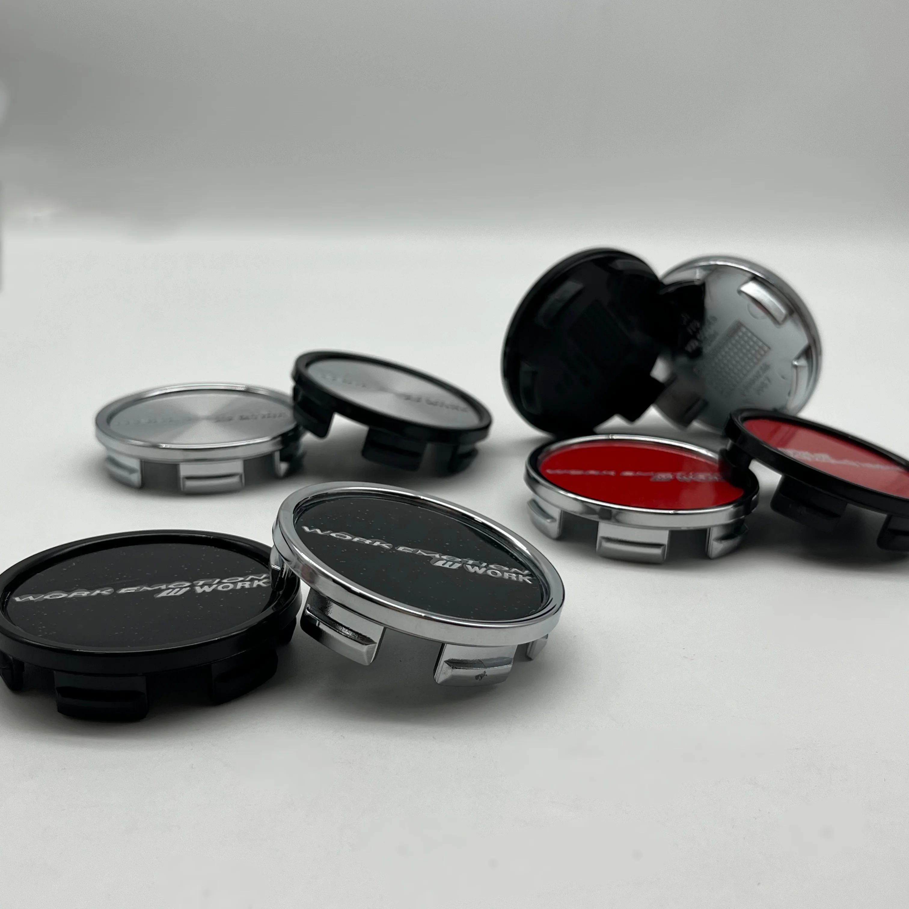 

4pcs 58mm K58 For W Work Emotion Emblem Logo Car Wheel Hubcaps Car Wheel Center Cover Caps Auto Styling Decoration Accessories