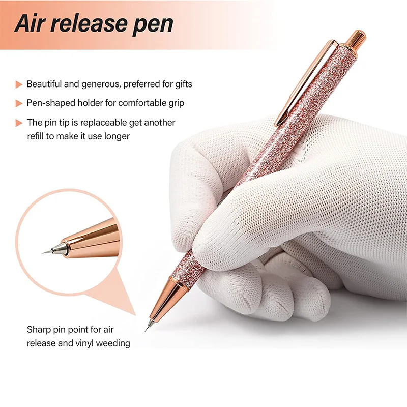 Vehicle Vinyl Weeding Pen Film Wrapping Weeding Tool for Decals Tint Sticker Bubble Remover Pin Pen Car Styling Accessories