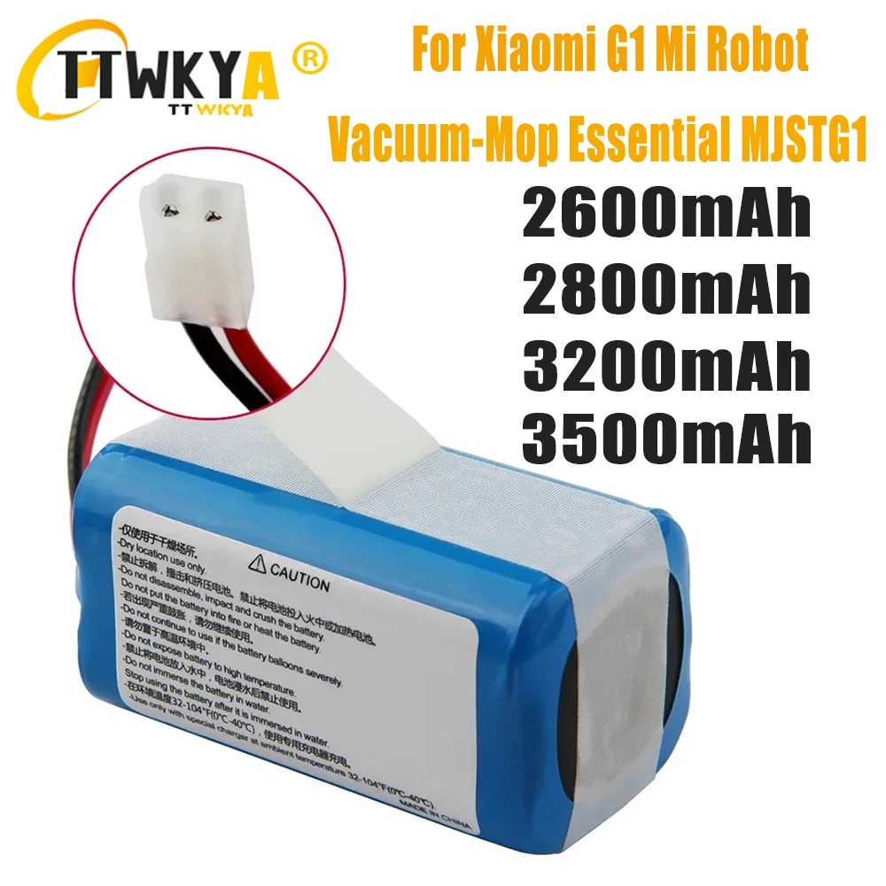 

Replacement Battery H18650CH-4S1P For Xiaomi Mijia Mi Sweeping Mopping Robot Vacuum Cleaner G1 4000mAh