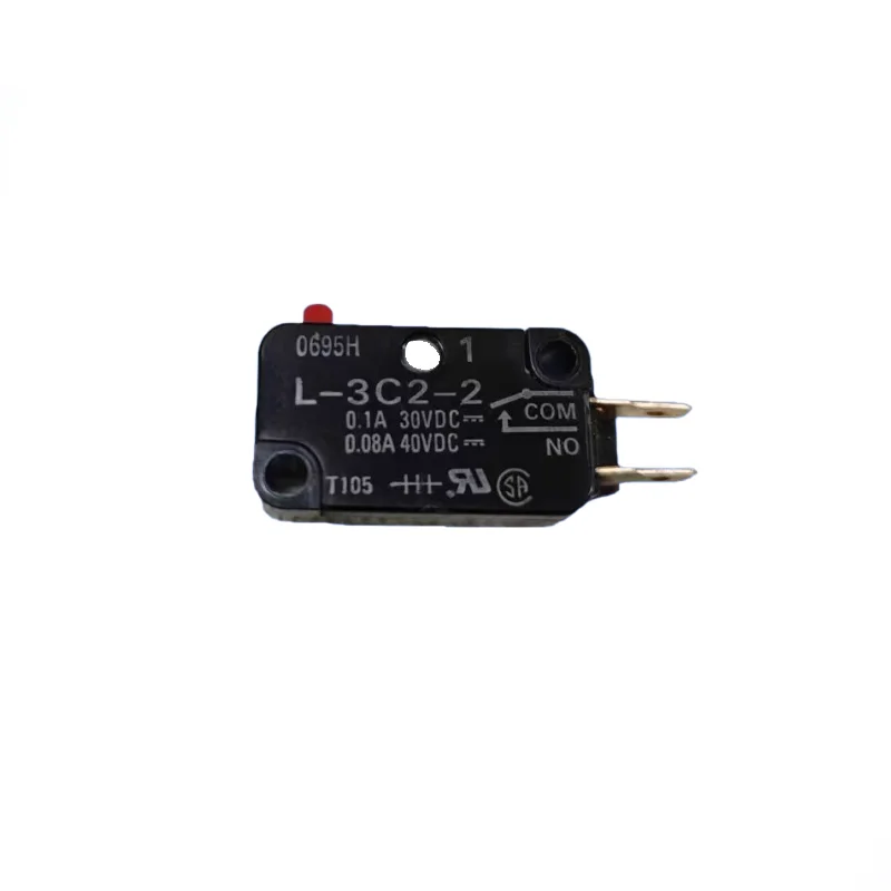 10/50PCS Genuine New OMRON Micro Switches L-3C2-2, L-2C2-2 - Normally Open (NO), Handleless Microwave Oven Door Switches