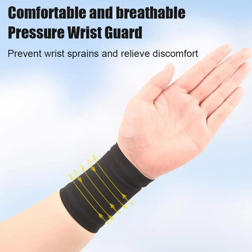 1 Pair Protective Wrist Support Wristband Sports Training Bandage Wraps Band Strap Hand Exercises Carpal Tunnel Brace Wrist K0Z2