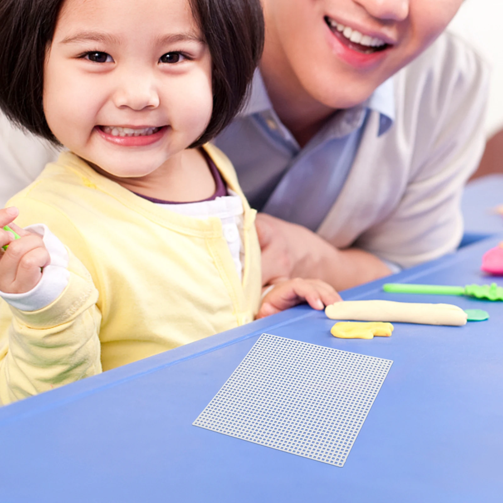 

20Pcs 14.5x14.3cm Eye Mesh Sheets Breathable Comfortable for Cosplay Fursuit Mask Making Craft Supplies White Fursuit Eyes Mesh