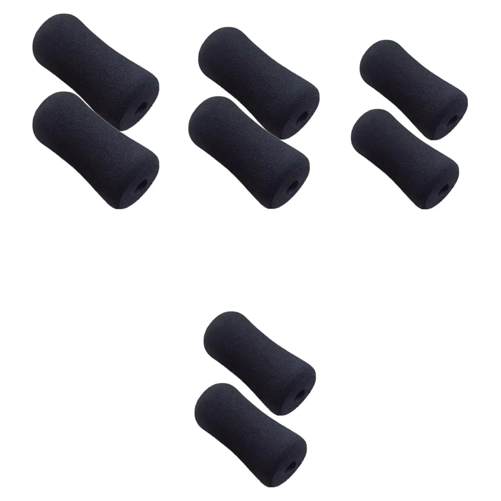 2x Foam Foot Pad Rollers for Leg Extension Weight Bench, Exercise Machine Workout Bench,