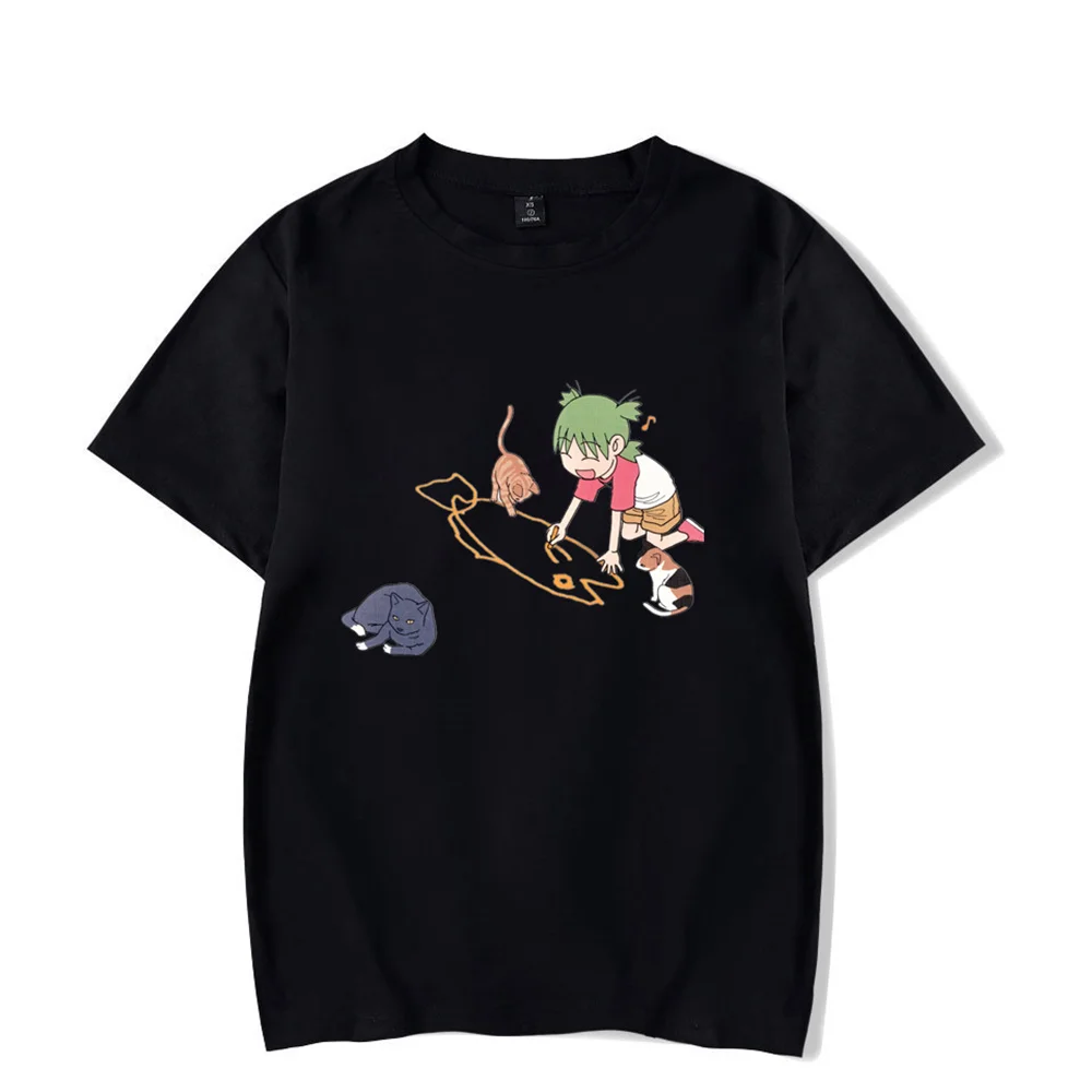 Yotsubato! Manga Yotsuba Koiwai Summer T-shirt Cool O-neck Women Short Sleeve Casual Tee y2k tops harajuku clothing,drop ship