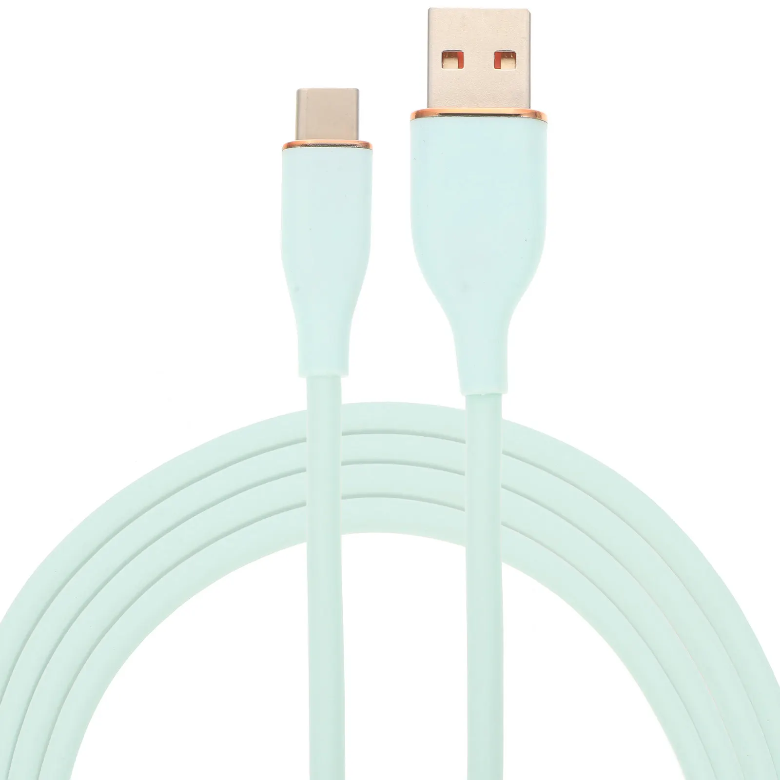 Silicon Charging Wire Cable Type USB Fast Liquid Silicone Flexible Data Usb-c to Transfer