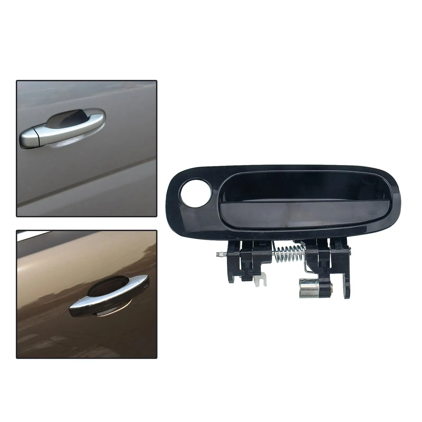 Black FL Outer Exterior Door Handle for 1998-2002 for toyota COROLLA