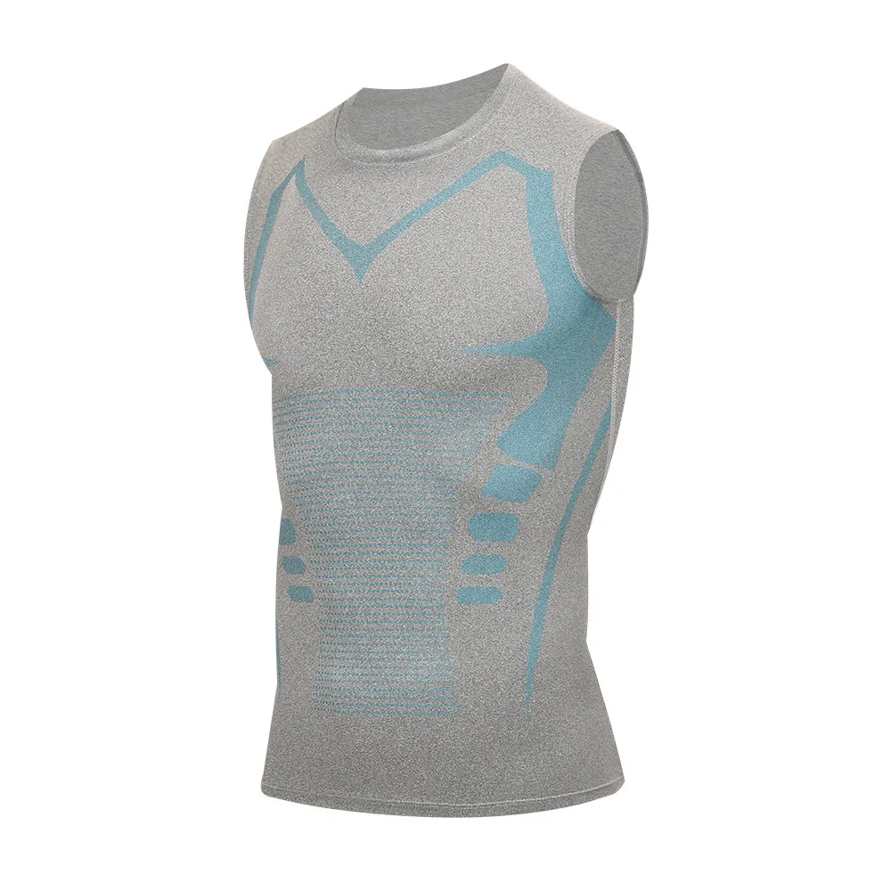 Compression Tank Top Mens Gym Shirt Sleeveless Quick Dry Printing Sportswear Men Fitness Bodybuilding Vest Workout Muscle Top ﻿