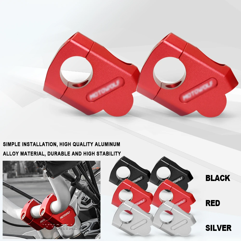 

For Benelli TRK502 TRK520X TRK 502 TRK 502X BJ500 Leoncino 500 2020 2021 Motorcycle Handlebar Riser Bar Mount Handle Clamp