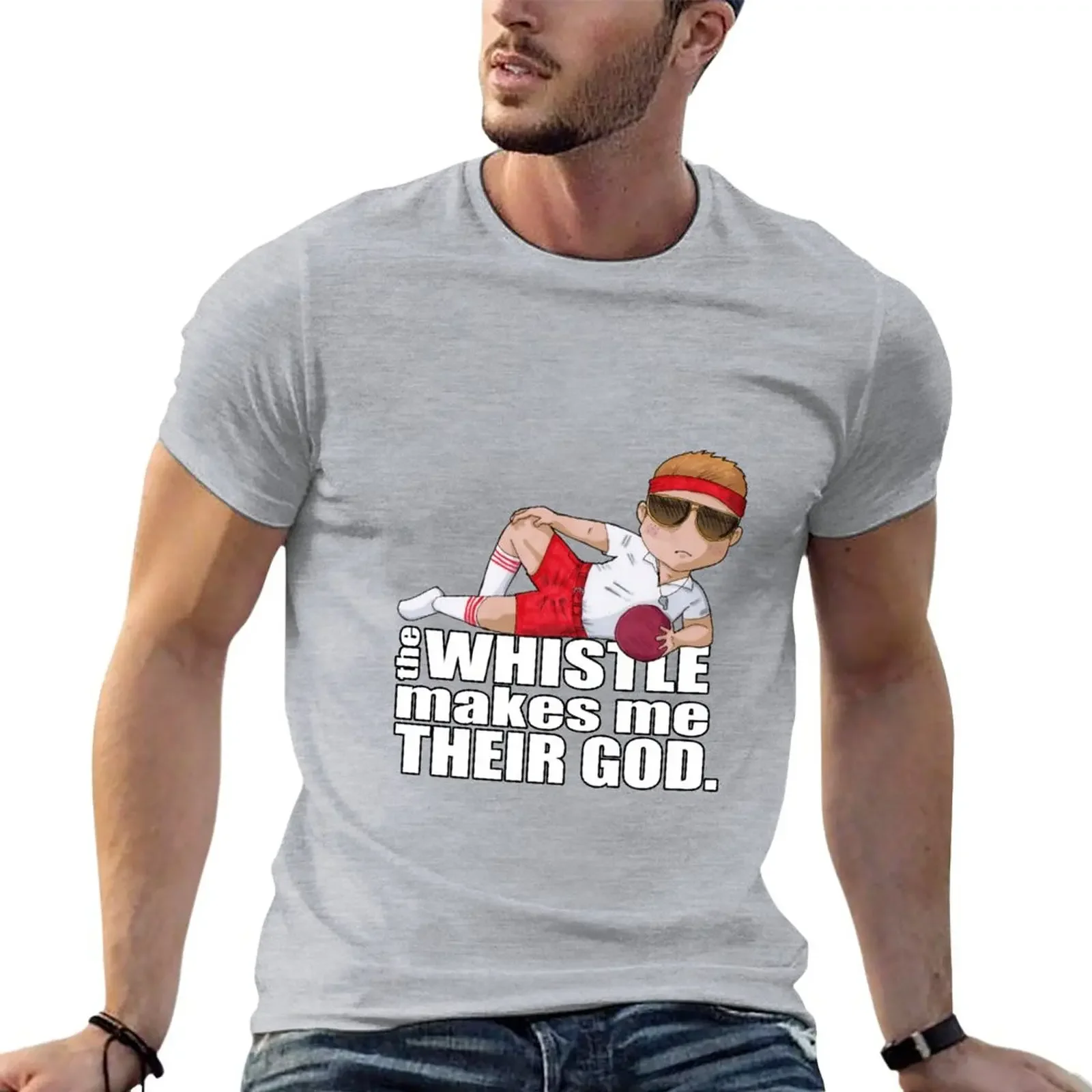 The Whistle Makes Me Their God T-Shirt boys white t shirts graphic t shirts Men's t-shirts