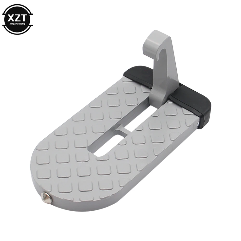 

Universal Foldable Car Roof Rack Step Car Door Step Multifunction Latch Hook Auxiliary Foot Pedals Aluminium Alloy Safety Hammer