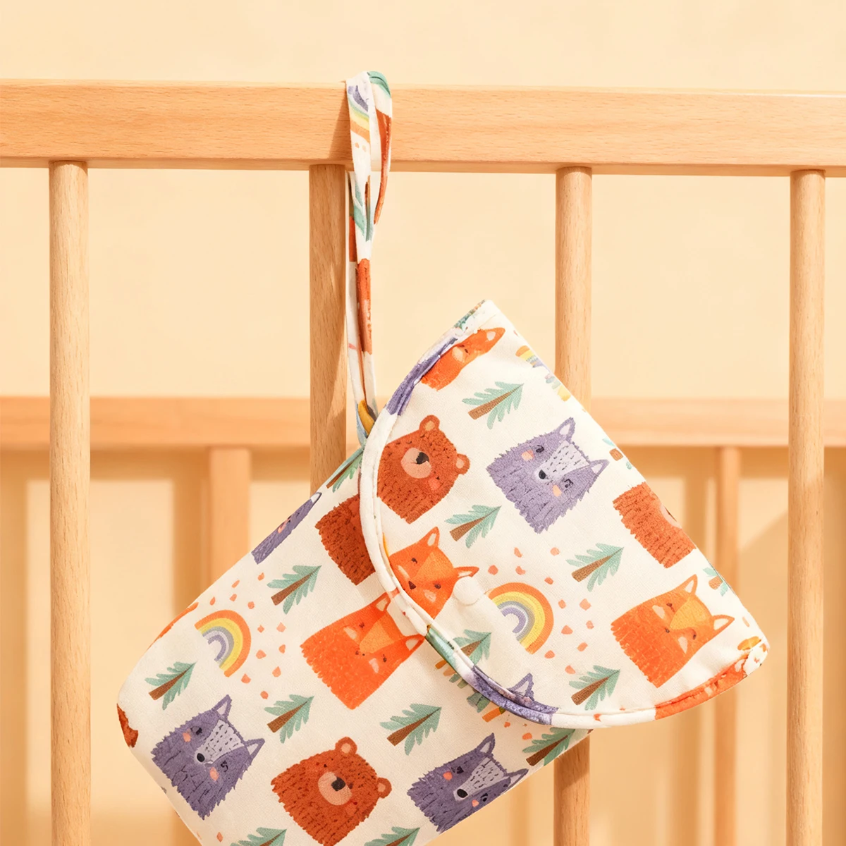 กระเป๋าใส่ผ้าอ้อมเด็ก Elinfant 2 ชิ้น/ชุด กันน้ำ แยกช่องเปียกและแห้ง กระเป๋าเก็บของสำหรับคุณแม่  กระเป๋าจัดระเบียบผ้าอ้อม  กระเป๋าใส่ของสำหรับเดินทาง  กระเป๋าสำหรับรถเข็นเด็ก