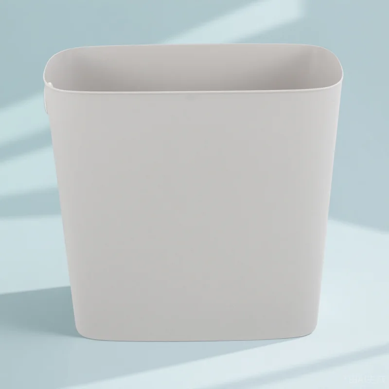 

Slim Kitchen Bin Large Capacity Trash Bucket Plastic Narrow Space Garbage Can for Bathroom Bedroom Office Kitchen Bin Slim