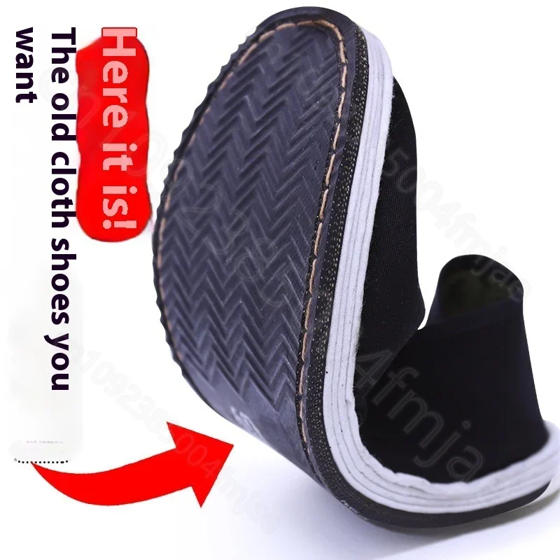 Men's Traditional Chinese Kung Fu Cotton Cloth Shoes Tai-chi Martial Art Training Sneakers Breathable Wearable Sport Footwear