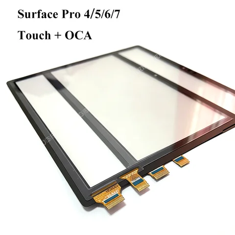 Scheda Digitalizzatore Touch LCD Per Microsoft Surface Pro 4 1724 – Nera, Via Cavo FTUS