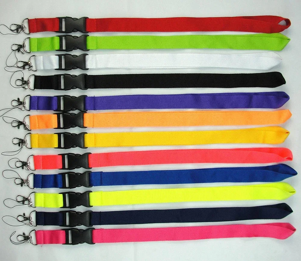 

100pcs Mobile Phone Neck Lanyards Long Strap for Phones Camera ID Card Key Chain USB Badge Holder DIY Lariat Lanyard Hang Rope