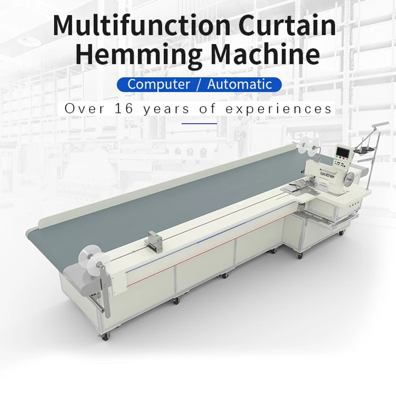 With Good Quality Curtain Blinds Side Hem Sewing Multifunctional Curtain Hemming Machine