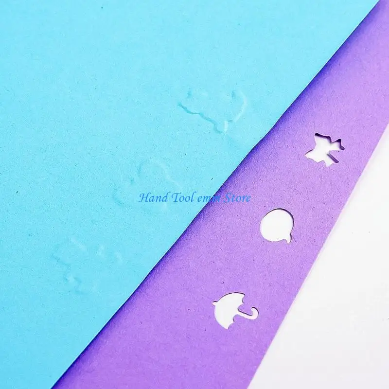 H37F Hollow Pattern Punches Tool Ergonomic Grip For Professional Crafting