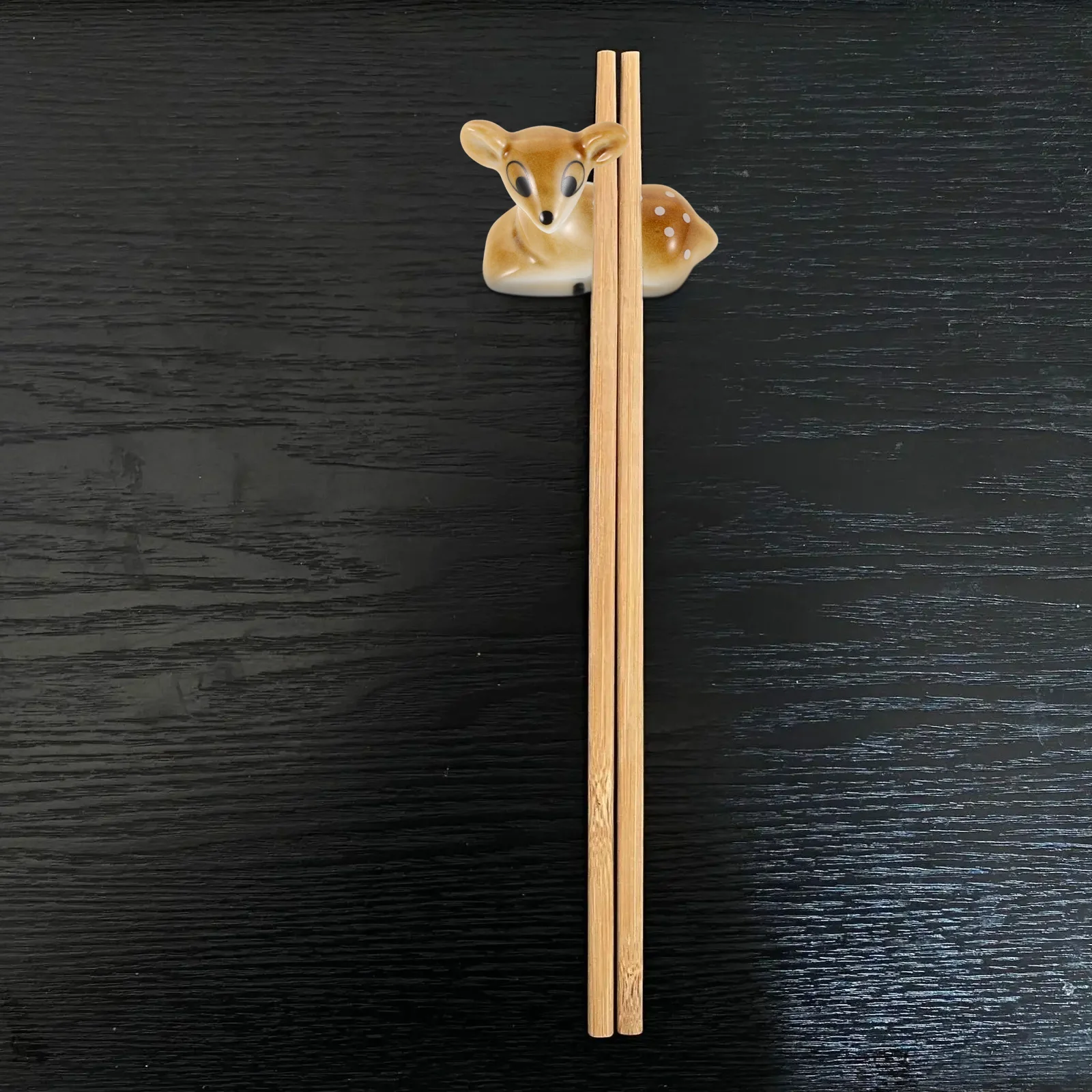 

6Pcs Cute Ceramic Deer Chopstick Holders Animal Shape Rest Spoon Stands Home Kitchen Tableware for Adults Kids