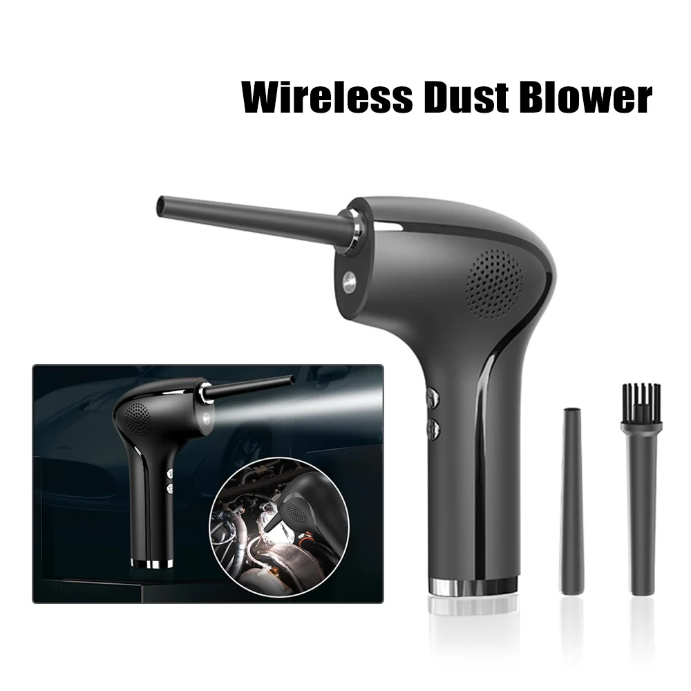 

Cordless Air Duster for Computer Cleaning, Replaces Compressed Spray Gas Cans, Rechargeable Cleaner Blower for Computer camera