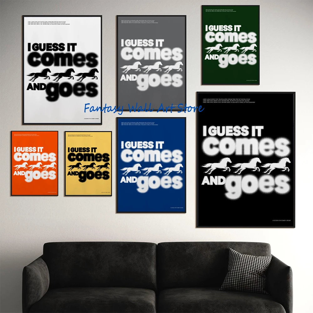 Comes and Goes Kettama Inspired Music Pop Rap Trendy Wall Art Poster Canvas Printing Home Bar Music Wall Decor Kettama Fans Art