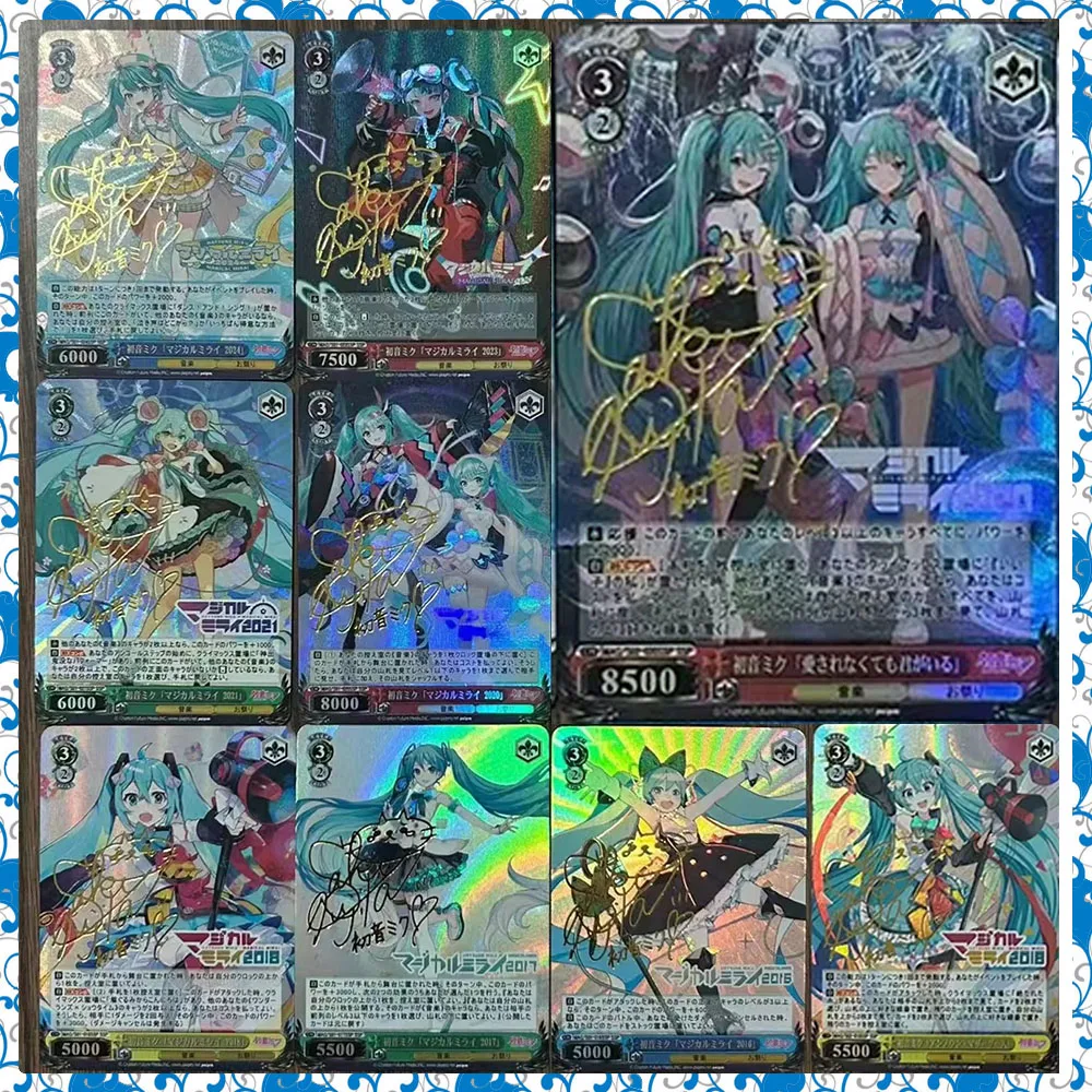 

9PC Hatsune Miku Premium Anime Goddess Story DIY ACG Sexy Collectible Card Boy Games Toys Christmas Birthday Gifts Board Game
