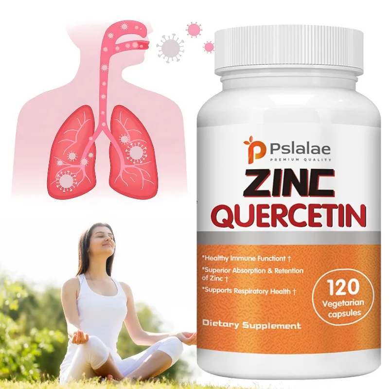 

Zinc Quercetin Supplement - Enhances Antioxidant Capacity, Helps Support Cellular Health and Overall Health, Improves Immunity