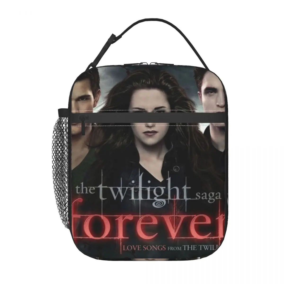 The Twilight Saga Edward Cullen (19) Insulated Lunch Bag for Women Kids Leakproof Food Boxes Thermal Lunch Box Tote
