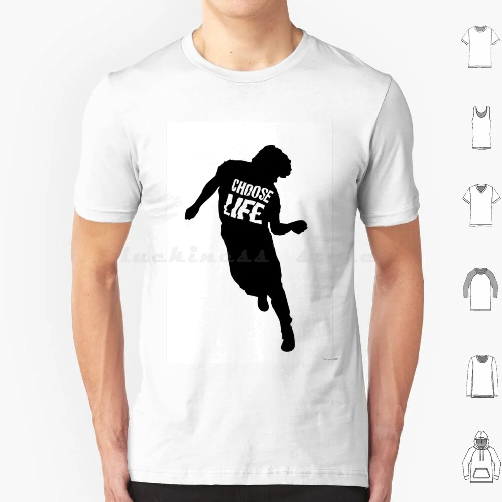 George Michael Choose Life T Shirt Big Size 100% Cotton Choose Life George Michael Silhouette Dance Wham Logo Motif Top Tank
