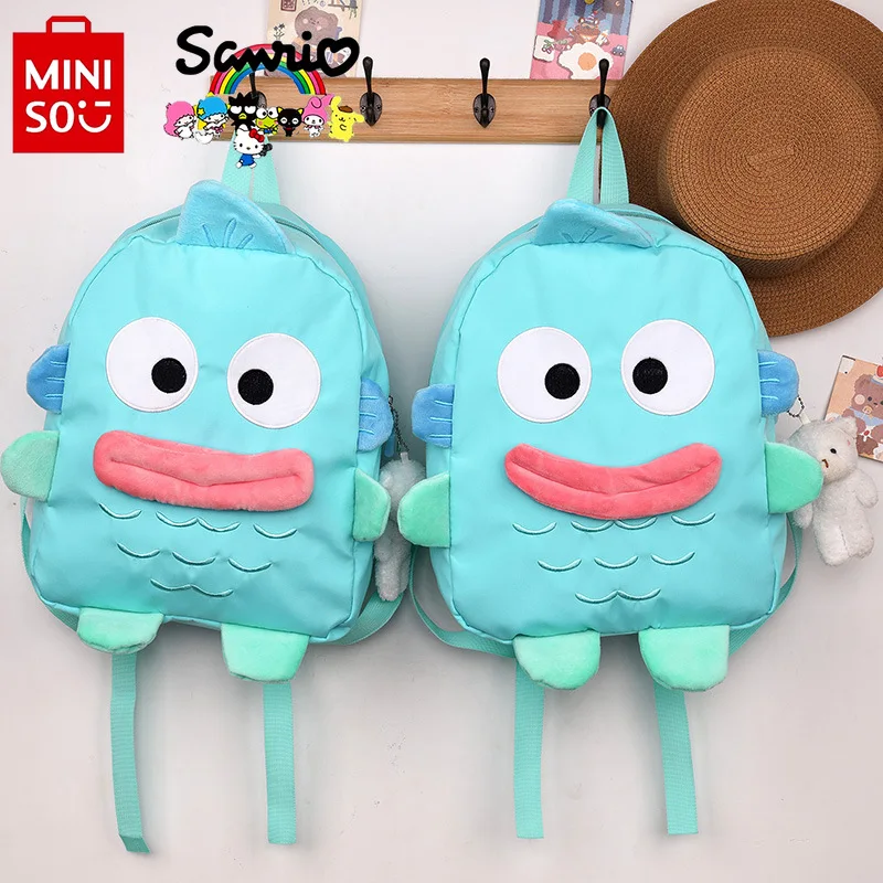 

Miniso Sanrio 2024 New Women's Backpack Fashion High Quality Nylon Backpack Cartoon Large Capacity Lightweight Girl Backpack