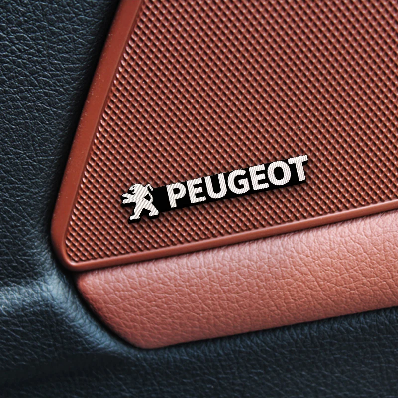 Автомобильный Алюминиевый 3D аудио стерео динамик декоративная наклейка эмблема наклейки для Peugeot 307 308 407 206 207 406 208 508 408 306 301 106 107