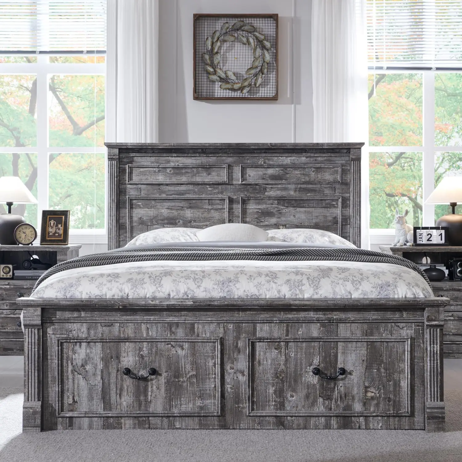 Farmhouse Queen Bed Frame 51