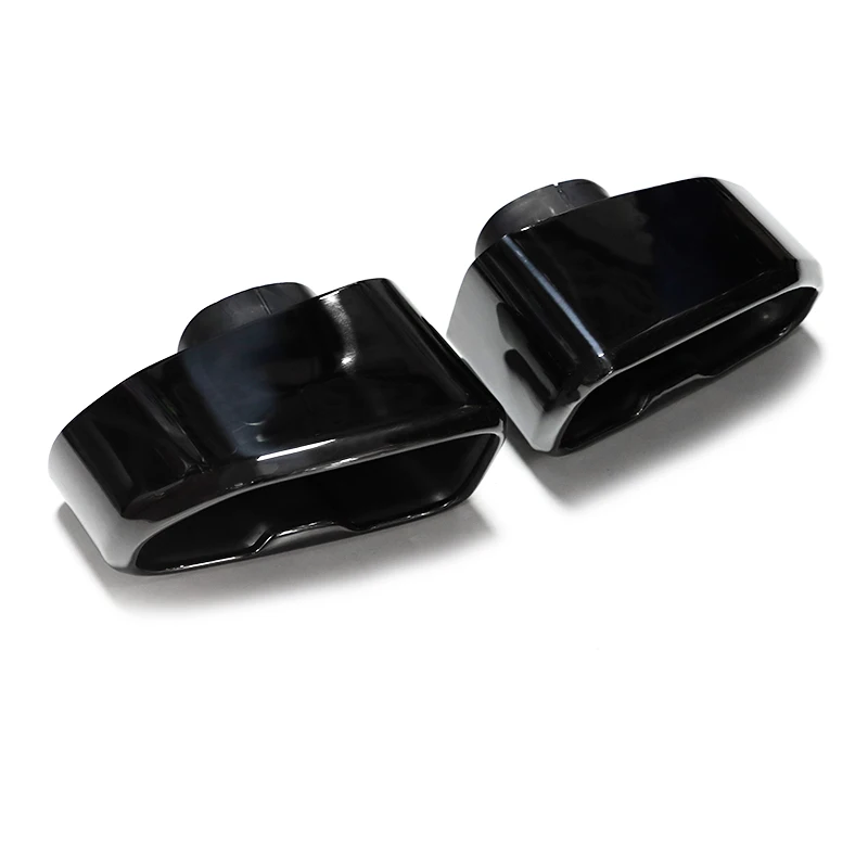 Auto Uitlaat Tip 304 Roestvrij Stalen Vierkante Uitlaatpijp Voor Bmw X3 G01 X4 G02 2019 2020 Upgrade M40i Look Uitlaat Tip Nozzle