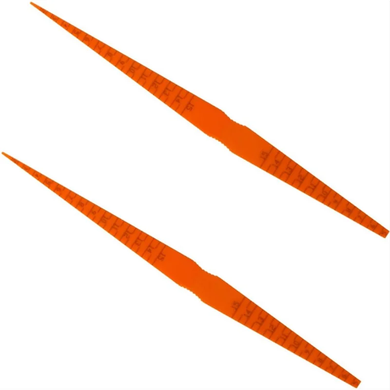 مقياس محاذاة فجوات لوحة باب السيارة من KYCOR، مسطرة ثعبان بلاستيكية لأداة تحديد موضع قياس جسم السيارة (قطعتان) #4