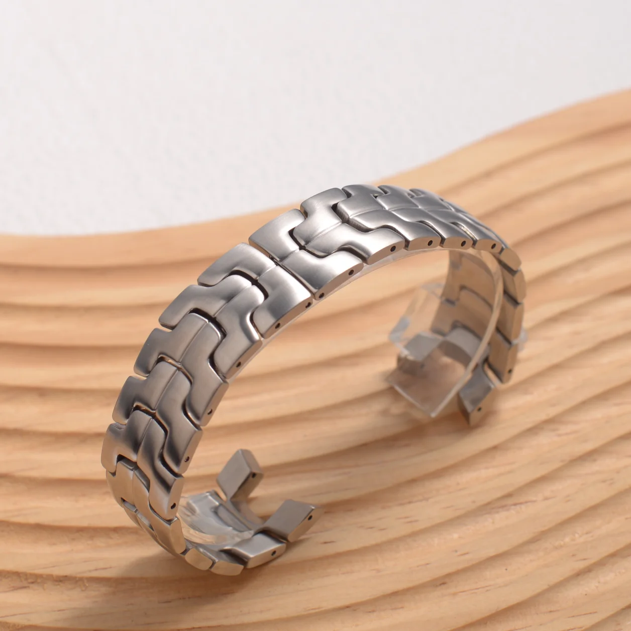 21mmx9mm High Quality Silver 316L Stainless Steel Watchband Solid Concaved Links Bracelet Fit For TAG Heuer Link Watch