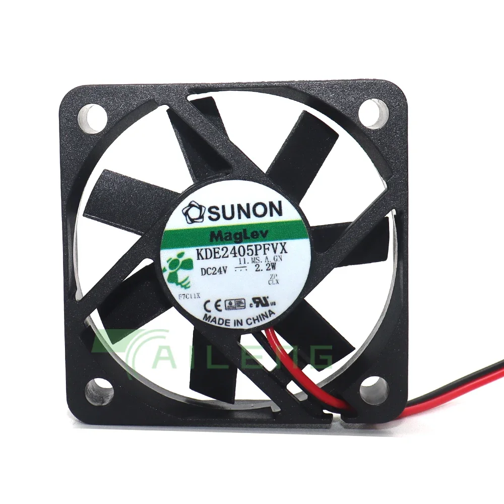 

5CM KDE2405PFVX DC 24V 5010 50*50*10MM 2.2W 2 wire cooling fan