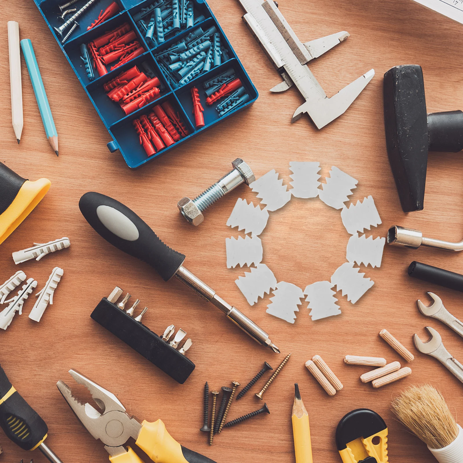 

100Pcs Furniture Dowel Nut Connectors Pre-Inserted Nylon Fasteners for Cabinet Table Assembly Hardware Furniture Dowel Parts