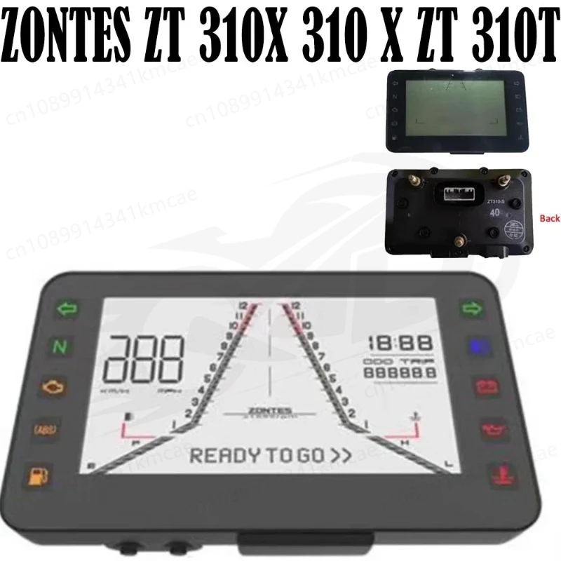 Motorcycle Digital Electronic Dashboard Speedometer Odometer Stopwatch for ZONTES ZT310X ZT310T 18 Model Replacement Accessories