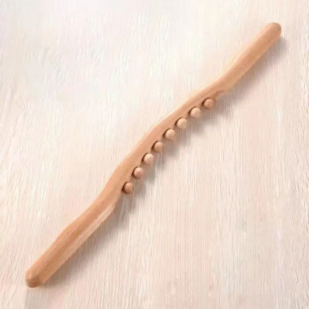 

Universal Handheld Massage Stick Wood Muscle Relaxing Relax Therapy Tool Relieve Stress Dredging Meridians Scraping Stick Men