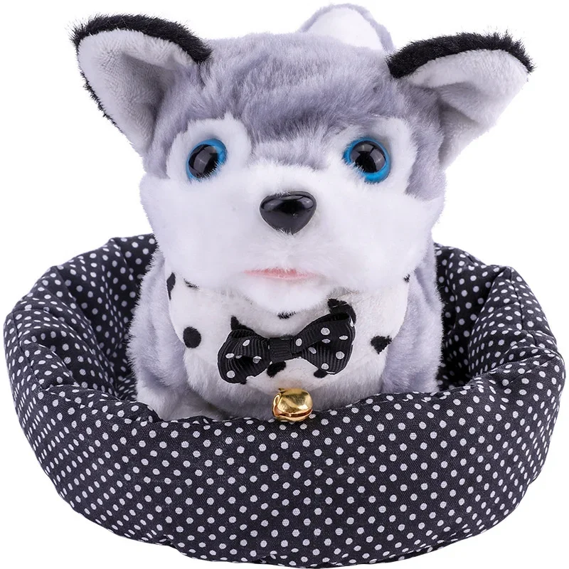 Elektronische slimme schattige hond elektrisch pluche konijn zal lopen grappig hondenspeelgoed 1-3 jaar oud