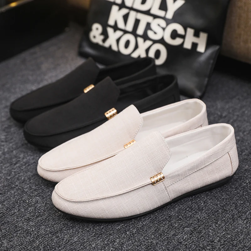 

Lightweight Men Casual Shoes Breathable Slip on Male Casual Sneakers Anti-slip Men's Flats Outdoor Walking Shoes Size 39-46